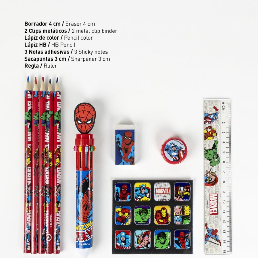 Cerdá Set Papeleria Escolar Eva Avengers Online