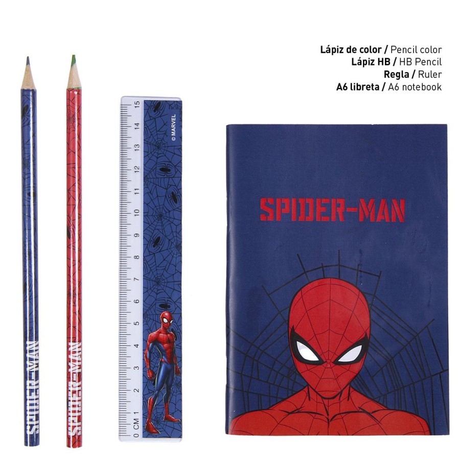 Cerdá Set Papeleria Escolar Spiderman Hot