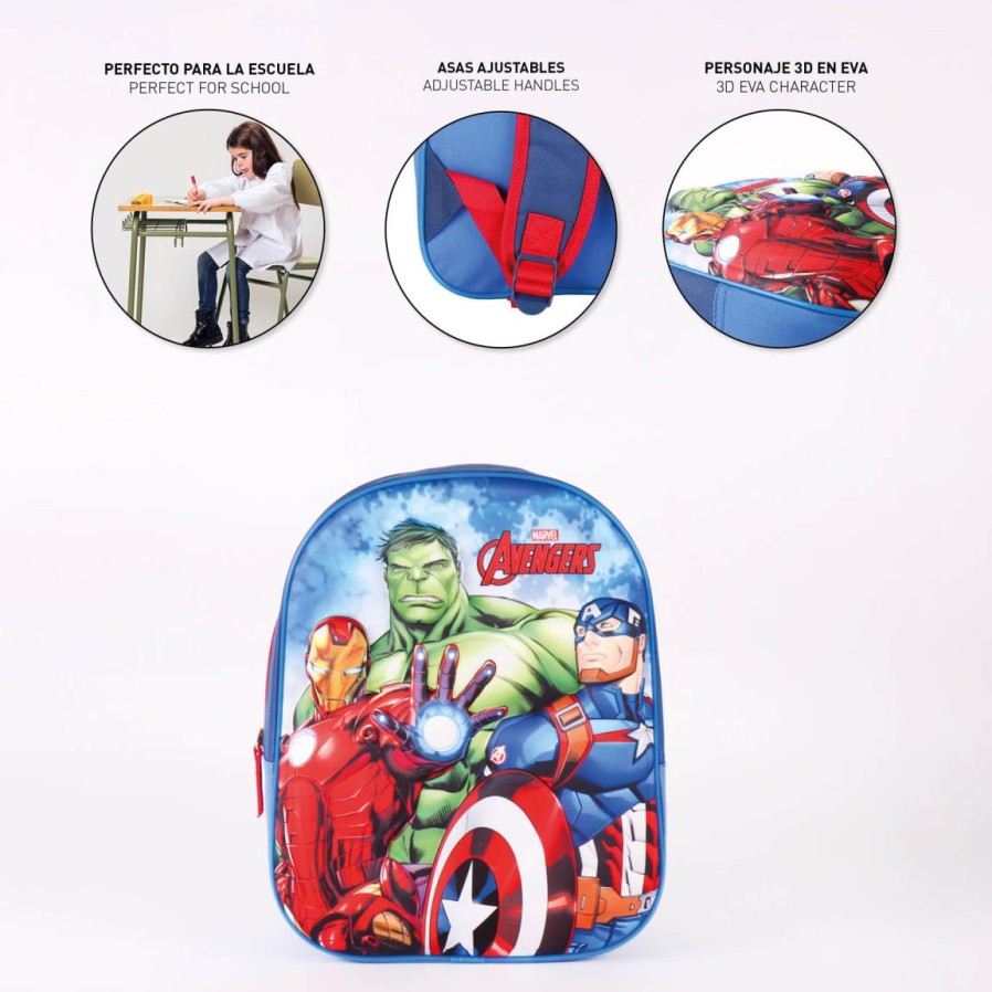 Cerdá Mochila Infantil 3D Avengers - 2100004067 Wholesale