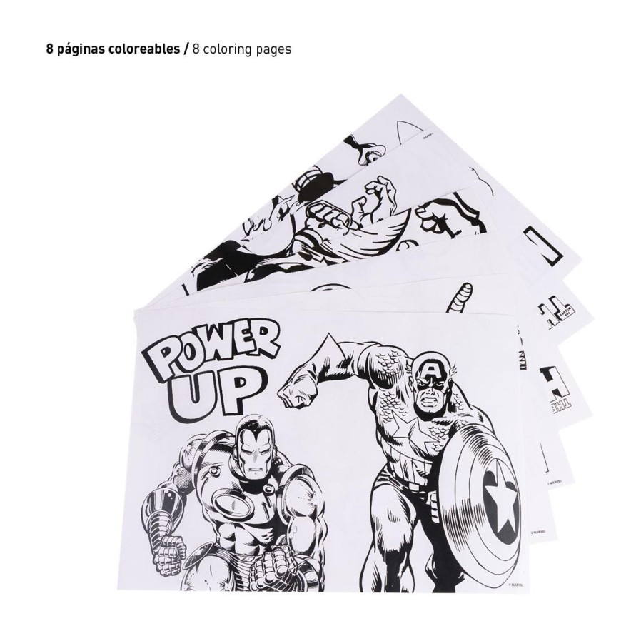 Cerdá Set Papeleria Coloreable Marvel Wholesale