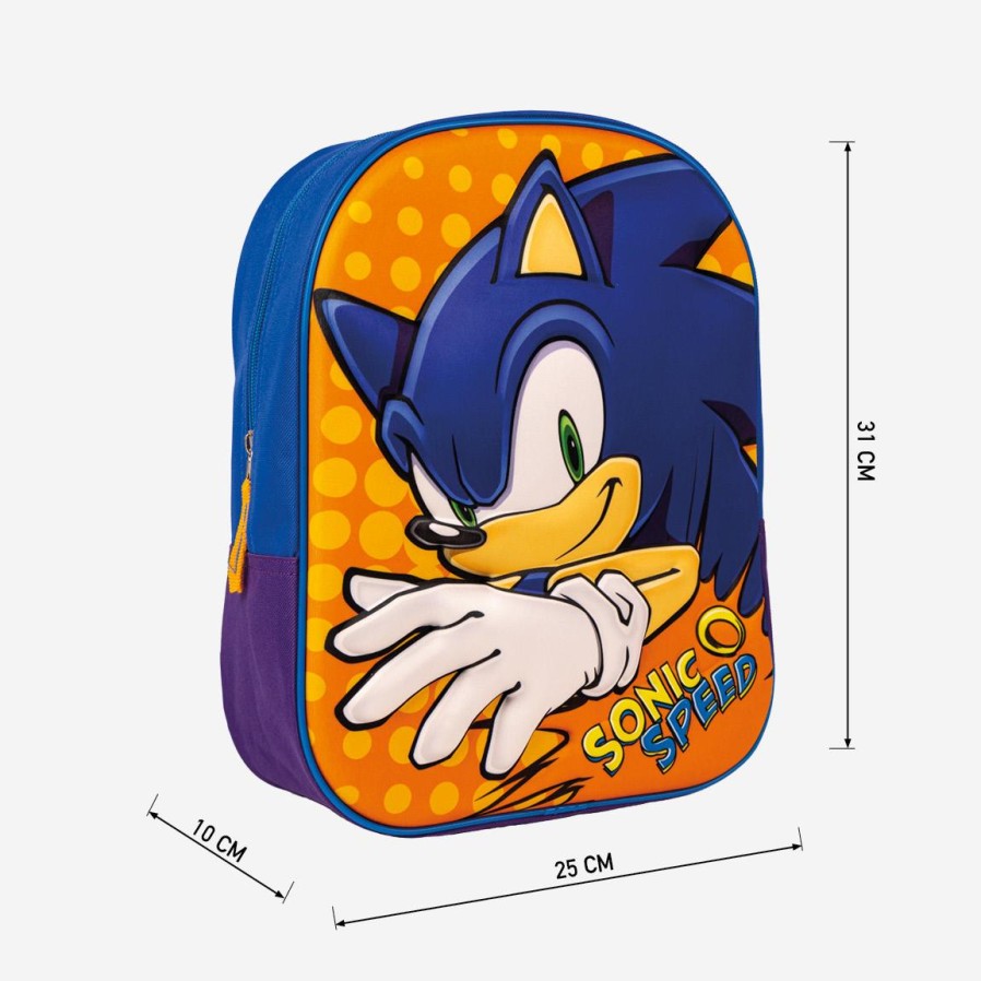 Cerdá Mochila Infantil 3D Sonic - 2100004344 Clearance