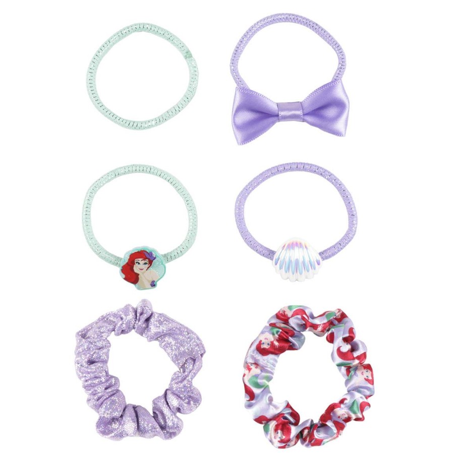 Cerdá Accesorios Pelo Elasticos 6 Piezas Princess La Sirenita Hot