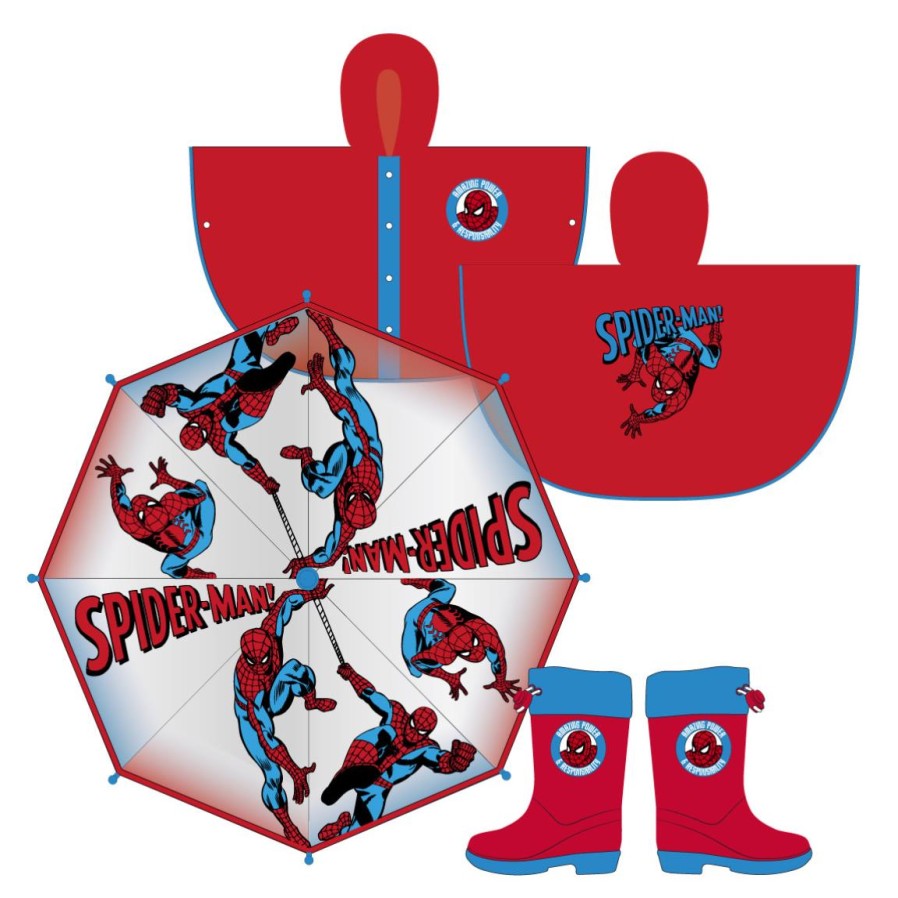 Cerdá Impermeable Poncho Spiderman Clearance