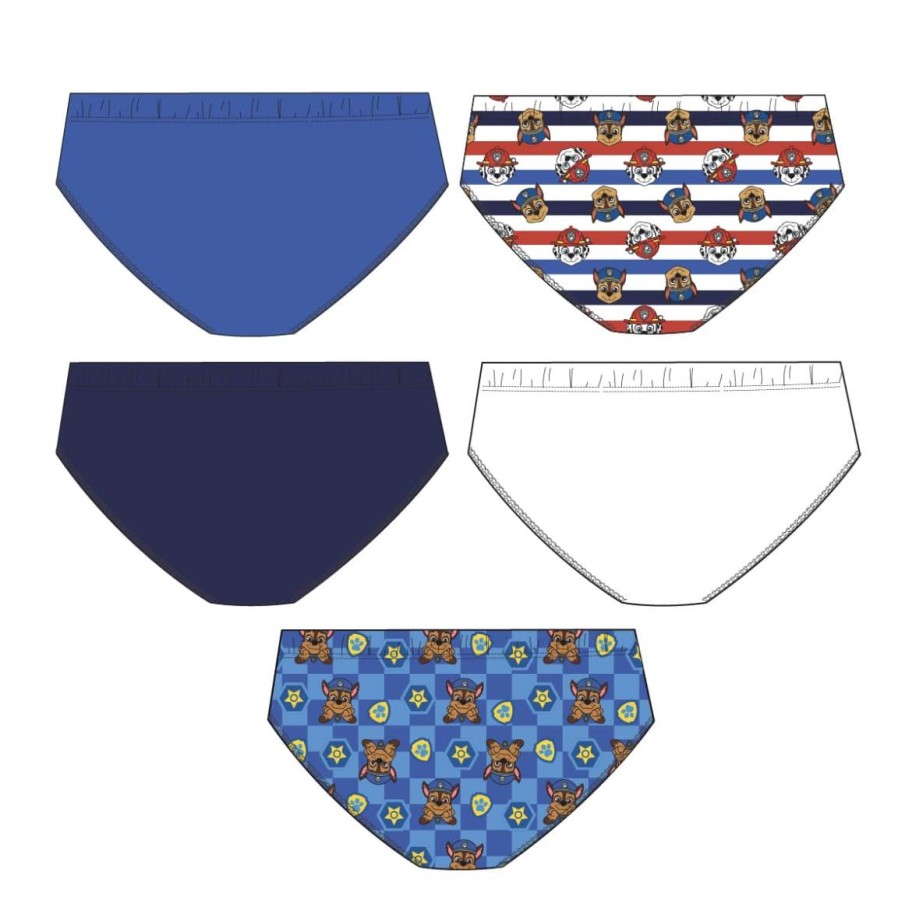 Cerdá Pack Calzoncillos Single Jersey 5 Piezas Paw Patrol Wholesale