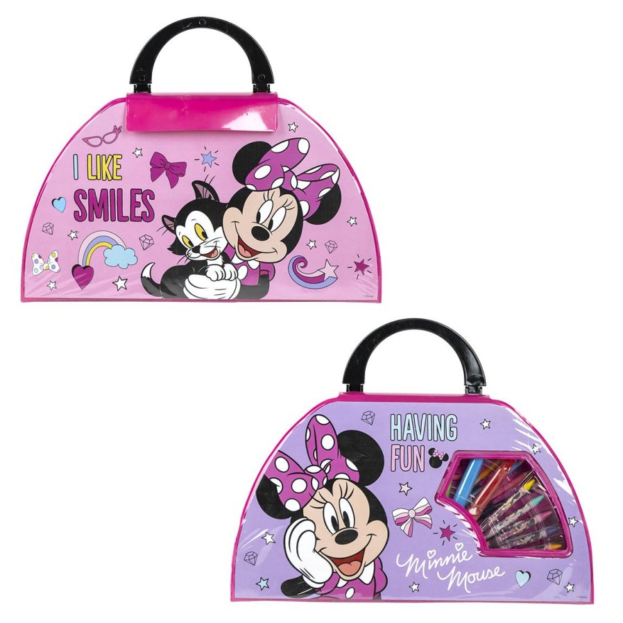 Cerdá Set Papeleria Coloreable 50 Piezas Minnie New