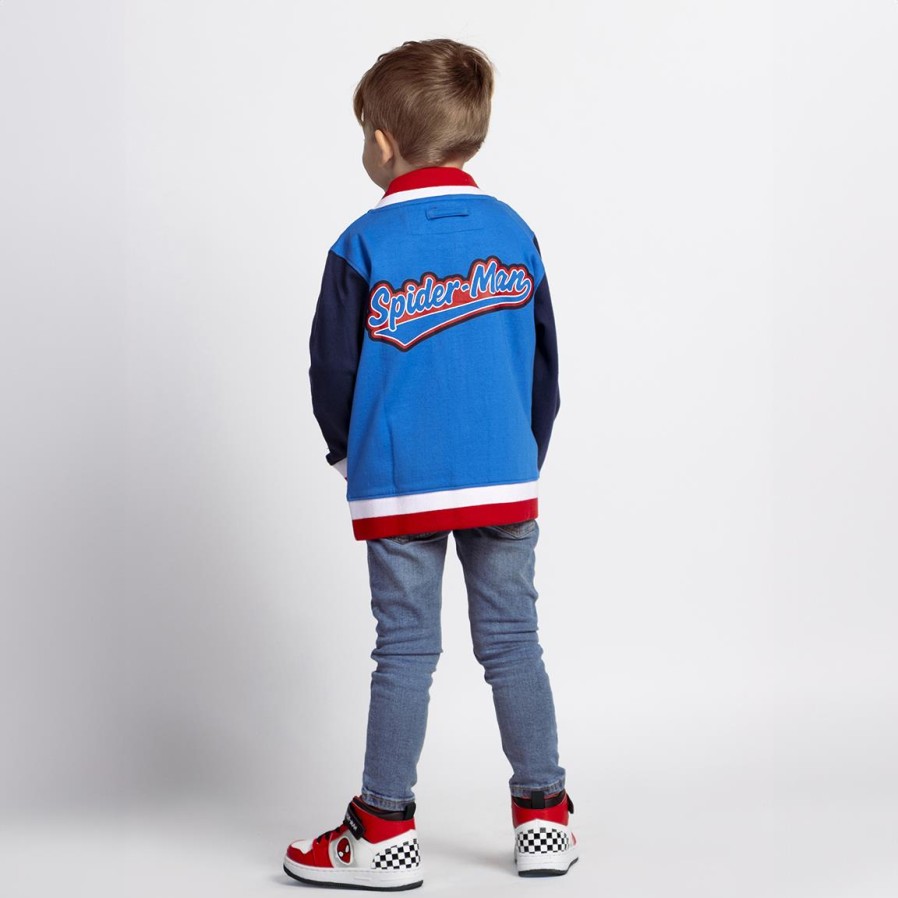 Cerdá Chaqueta Cotton Brushed Baseball Spiderman Hot