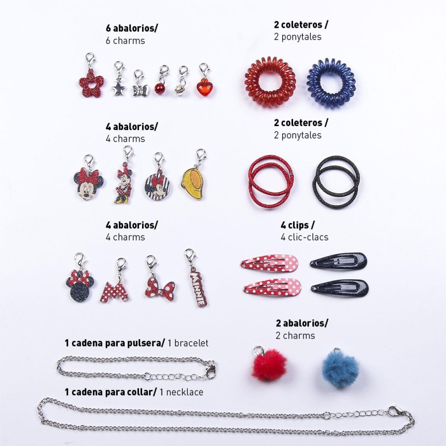 Cerdá Set De Belleza Accesorios 24 Piezas Minnie Hot