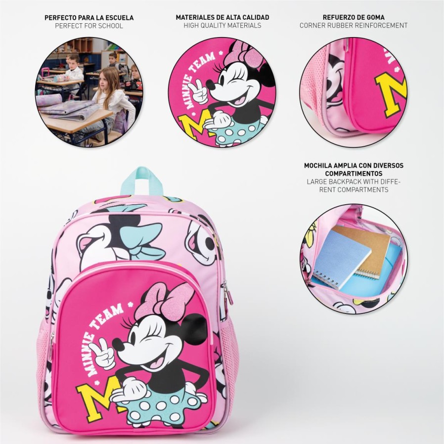 Cerdá Mochila Escolar Mediana 38 Cm Minnie Online