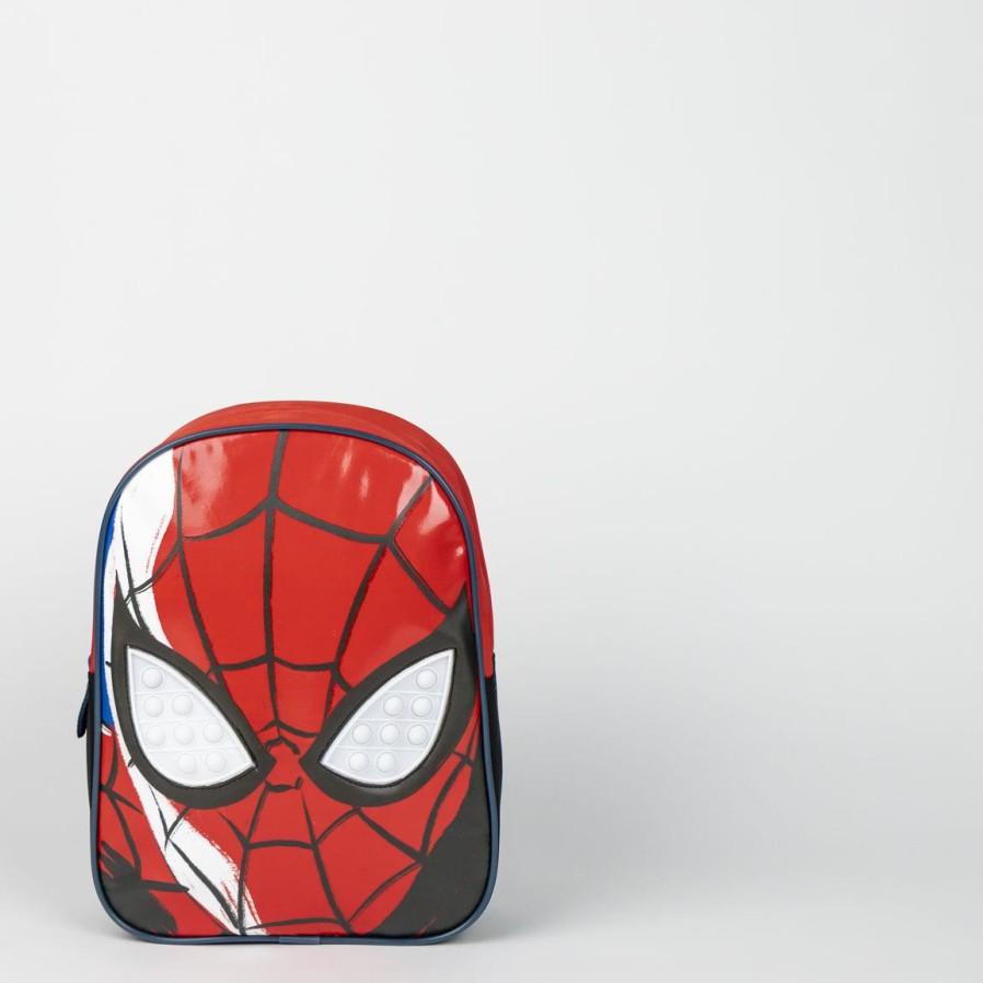 Cerdá Mochila Infantil Personaje Aplicaciones Spiderman Hot